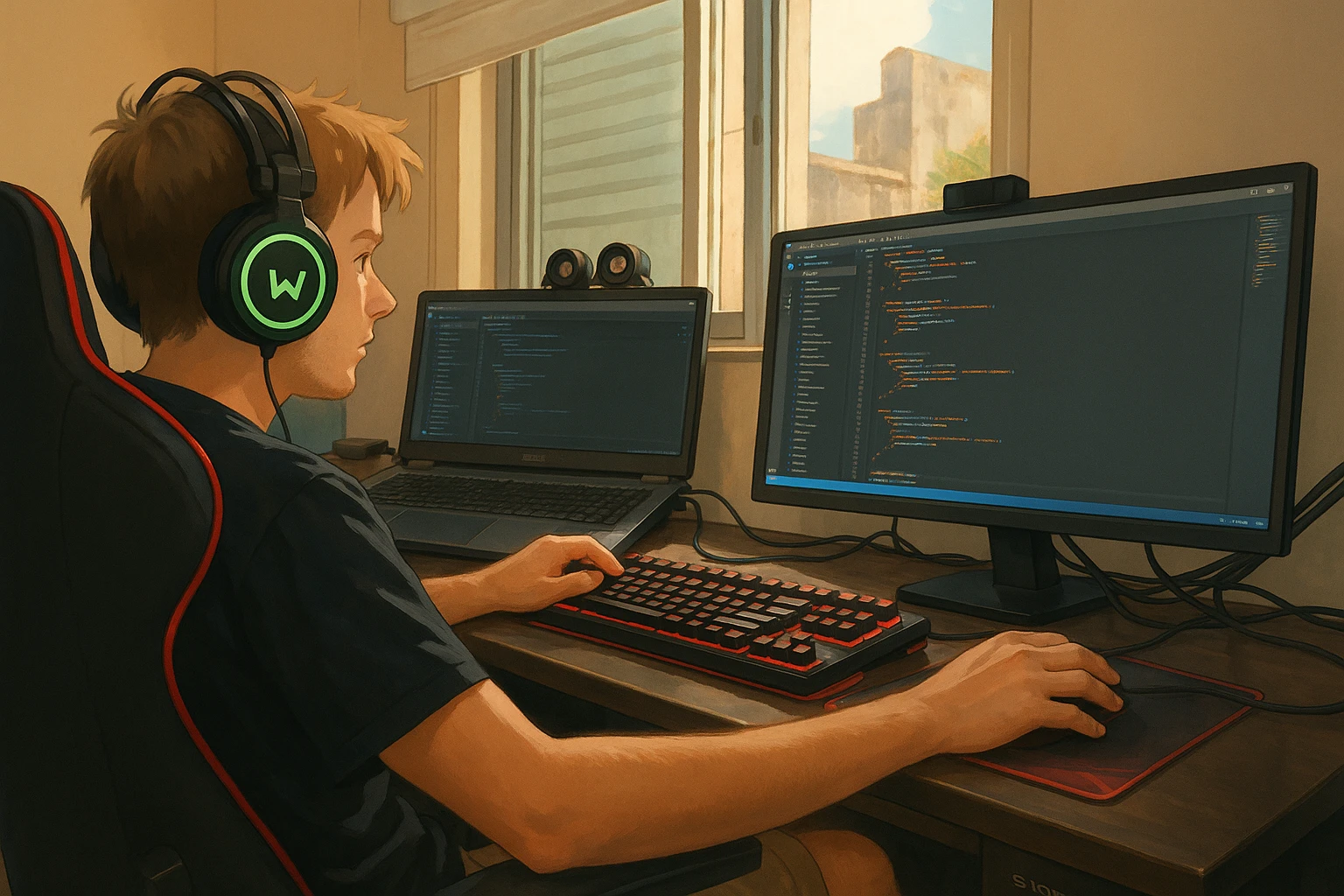 Imanol Zapico at work